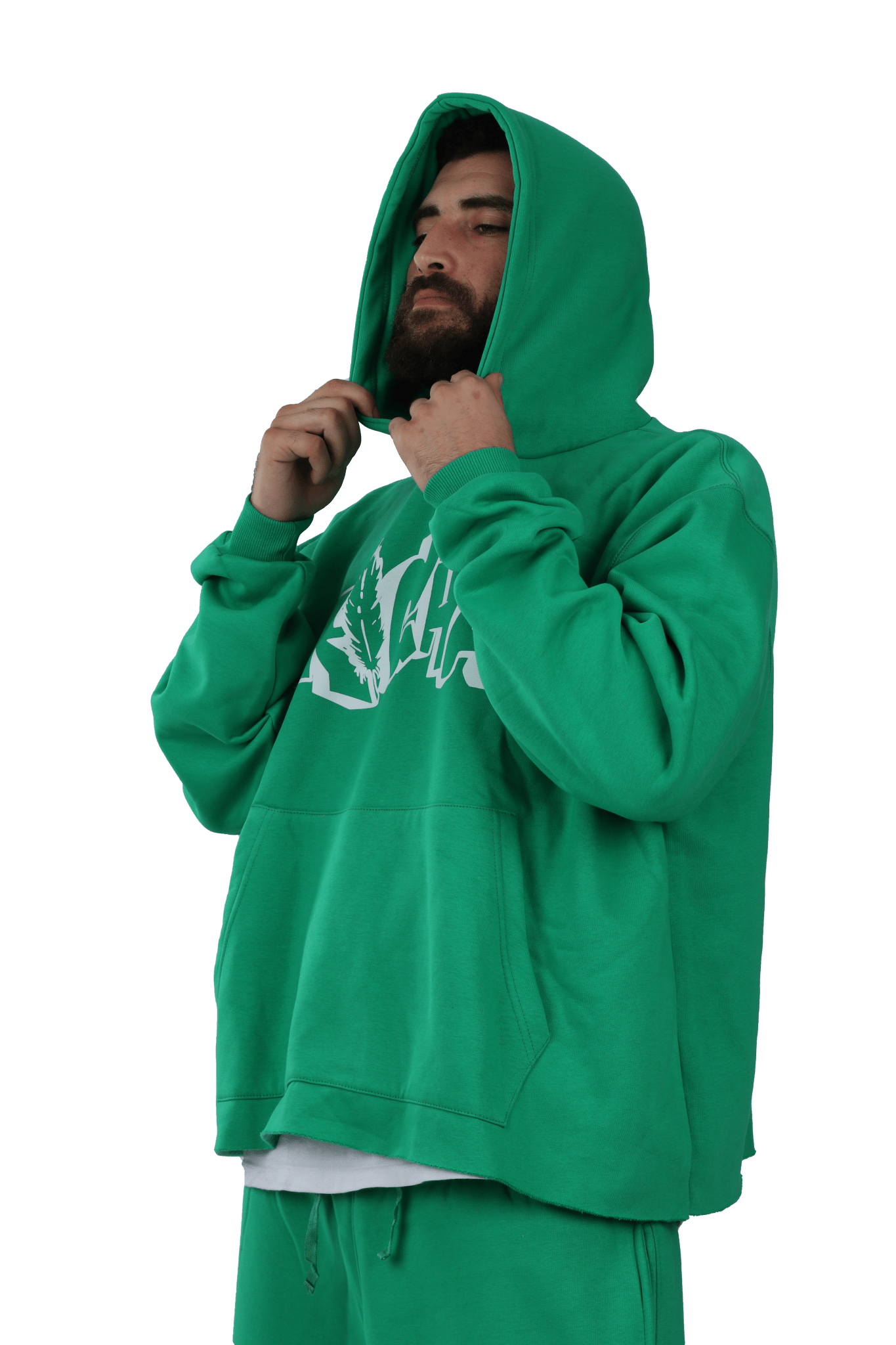 Green Basic Hoodie - Richa UAE