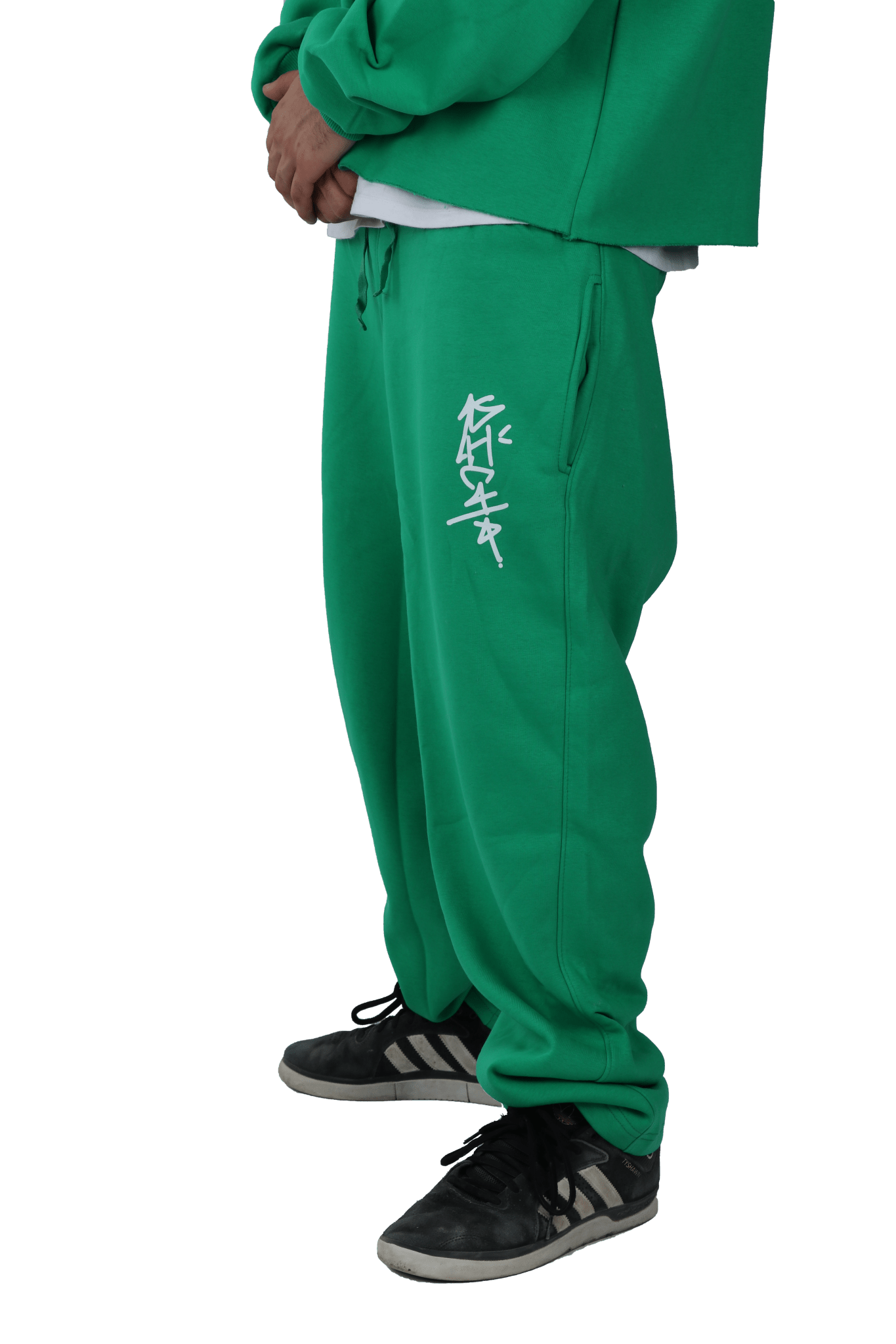 Green Richa Sweatpants - Richa UAE