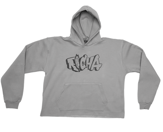 Grey Basic Hoodie - Richa UAE