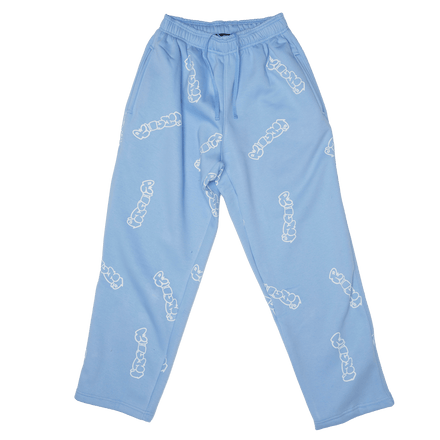 Patterned Blue Richa Sweatpants - Richa UAE