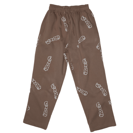 Patterned Brown Richa Sweatpants - Richa UAE