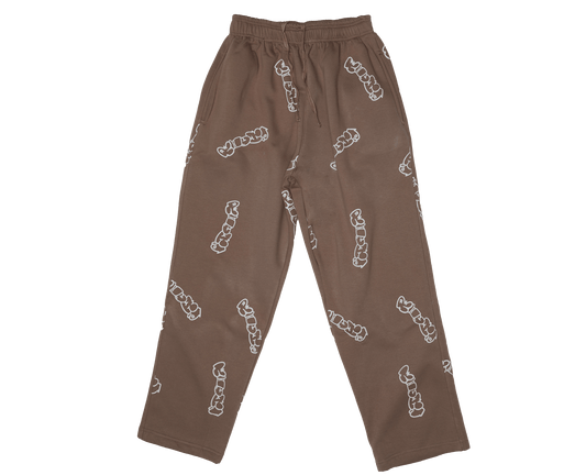 Patterned Brown Richa Sweatpants - Richa UAE