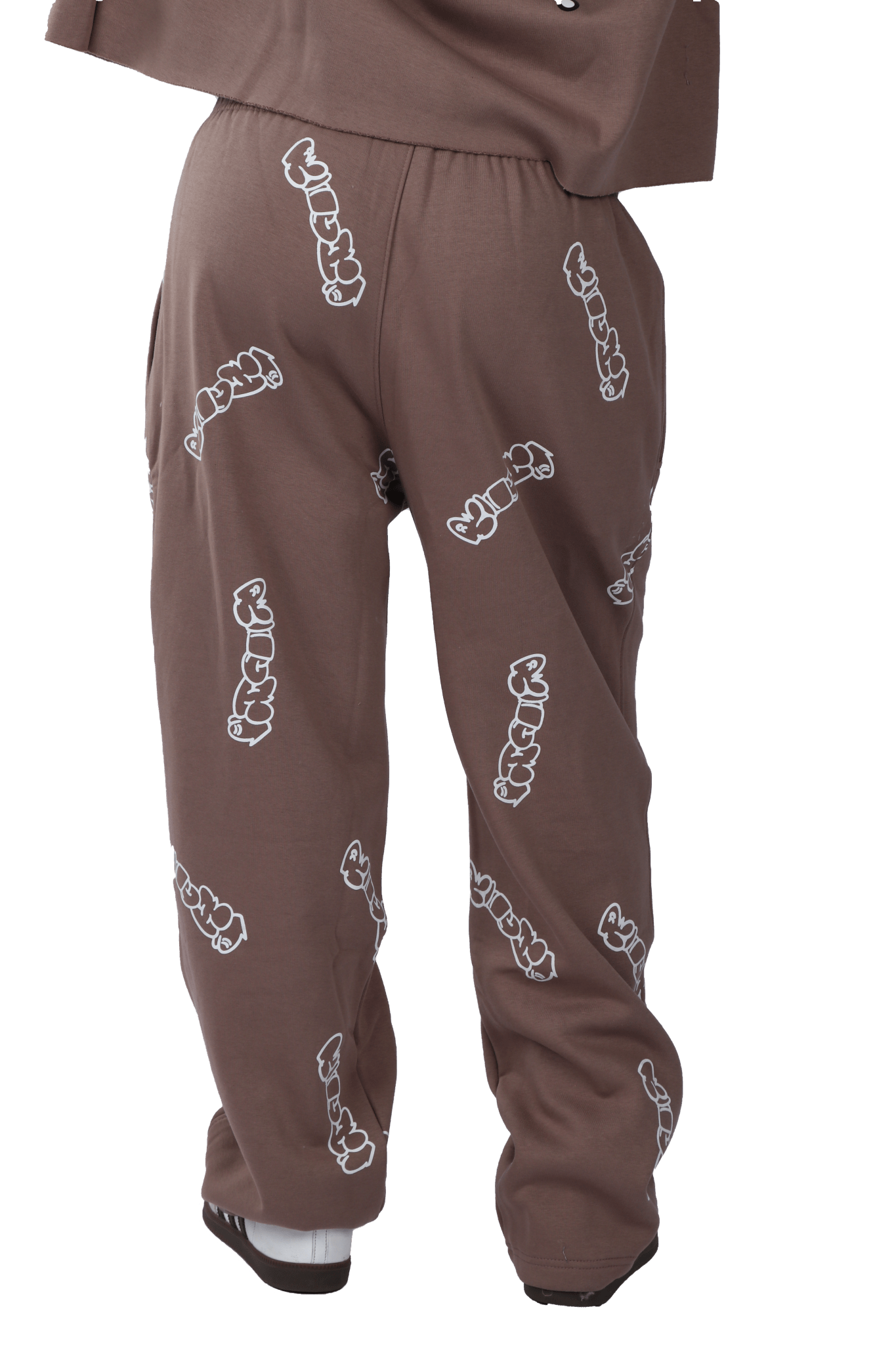 Patterned Brown Richa Sweatpants - Richa UAE