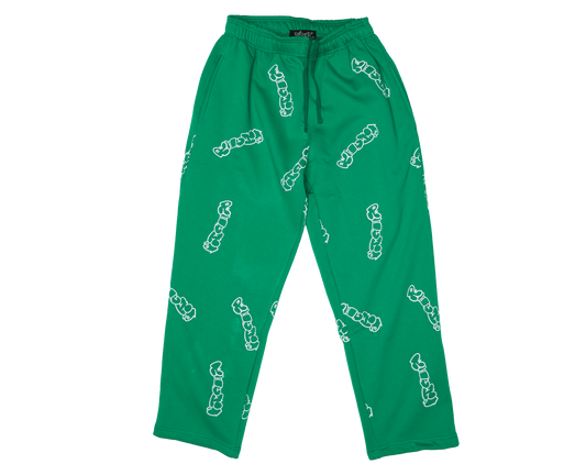 Patterned Green Richa Sweatpants - Richa UAE