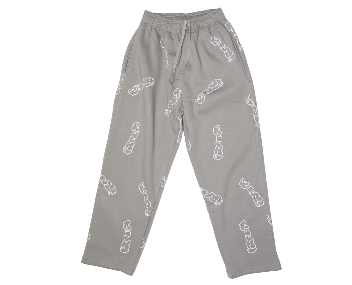 Patterned Grey Richa Sweatpants - Richa UAE