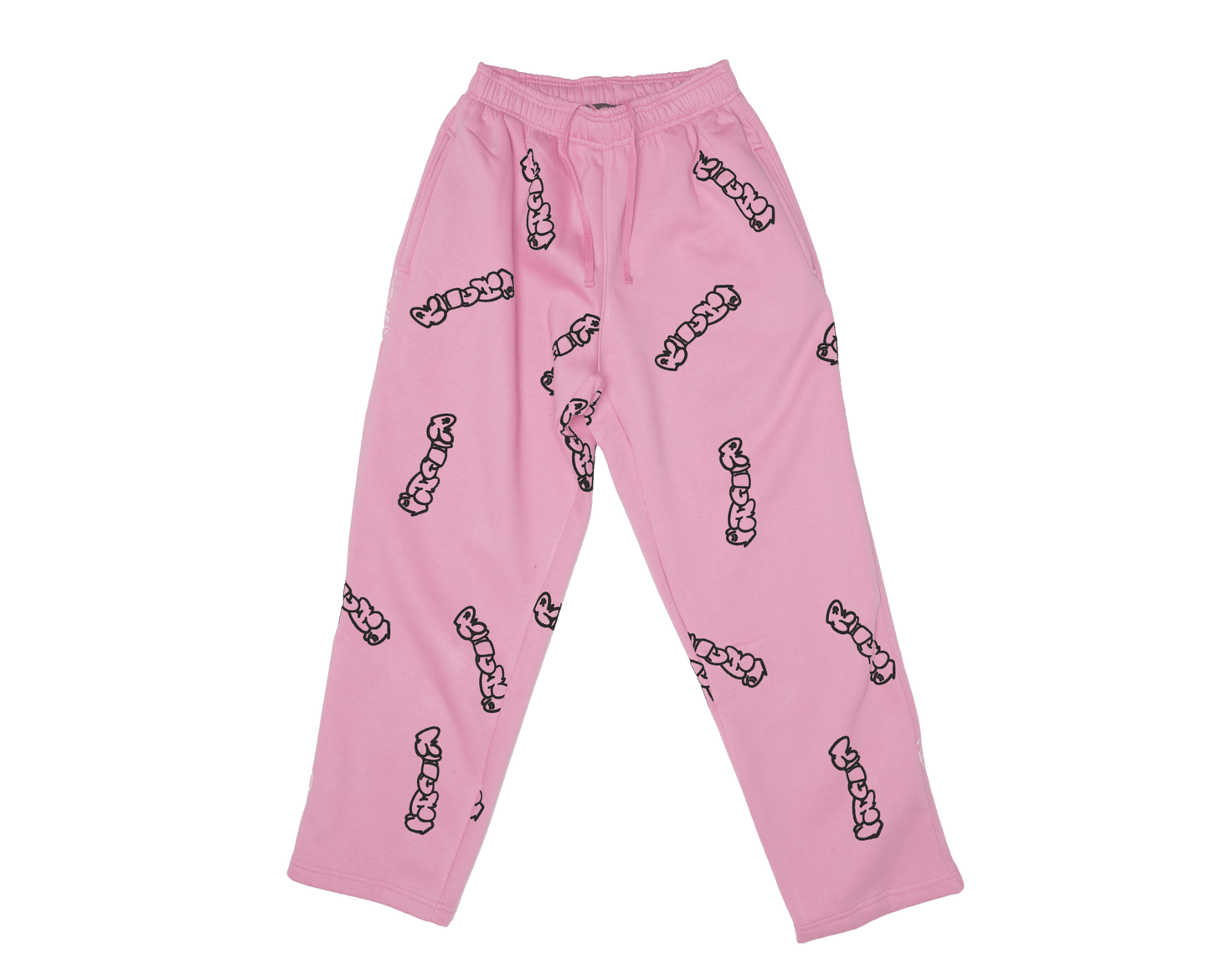 Patterned Pink Richa Sweatpants - Richa UAE