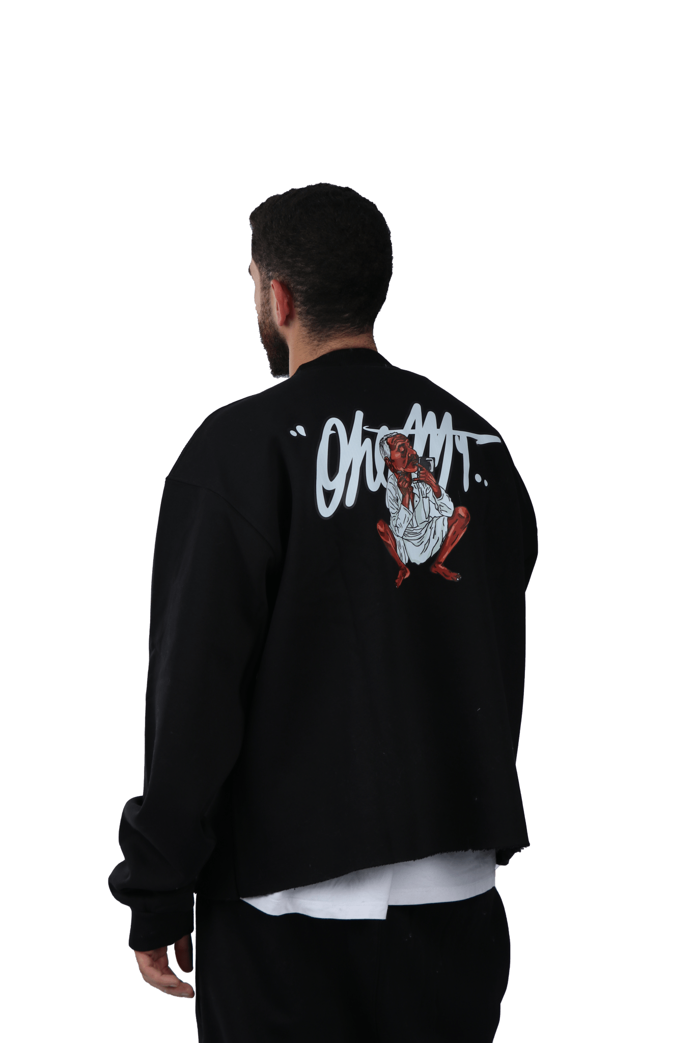 r&R®23 Black Crew Neck - Richa UAE