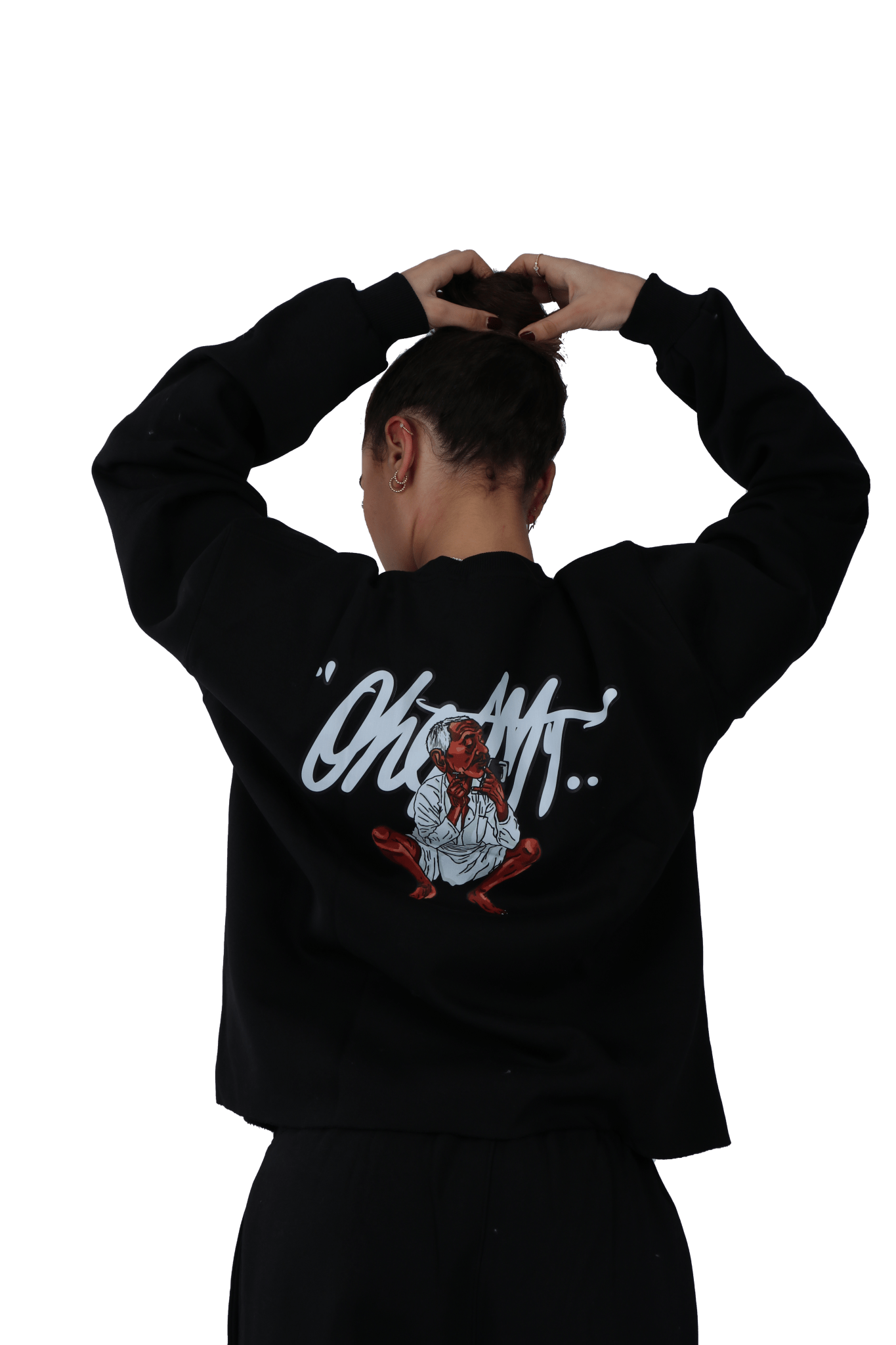 r&R®23 Black Crew Neck - Richa UAE