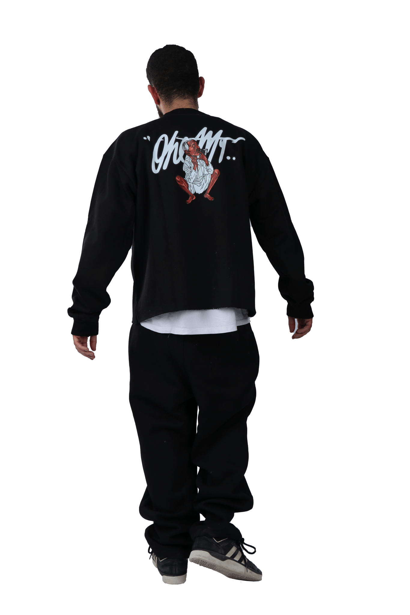 r&R®23 Black Crew Neck - Richa UAE